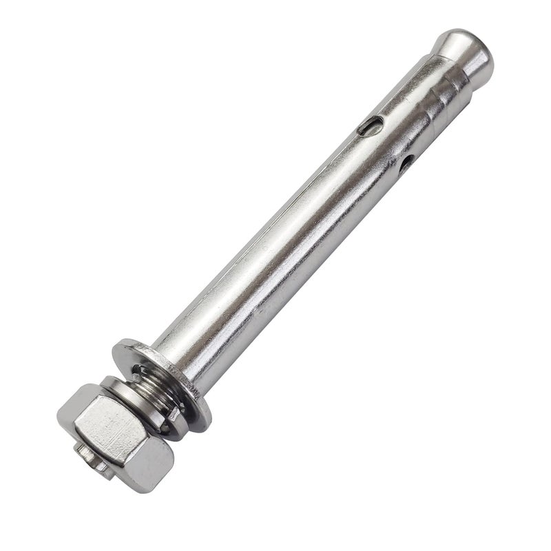 JENSWILL 10 Pack M10x100mm Expansion Bolts Anchor Bolt 304 Stainless Steel External Hex Expansion Screw Bolt Sleeve Anchor Fastener Wall Concrete - Image 5